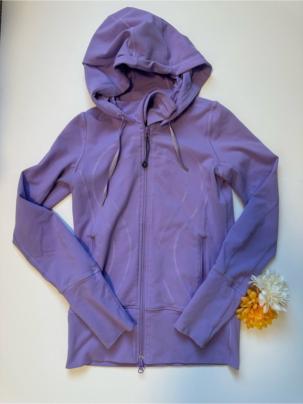 lululemon athletica Lavender Full-Zip Hooded Jacket
